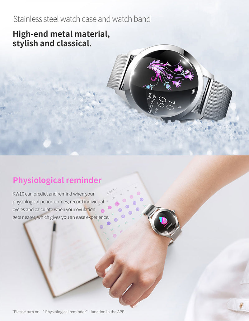 Reloj Inteligente KW10 Pro para Mujer